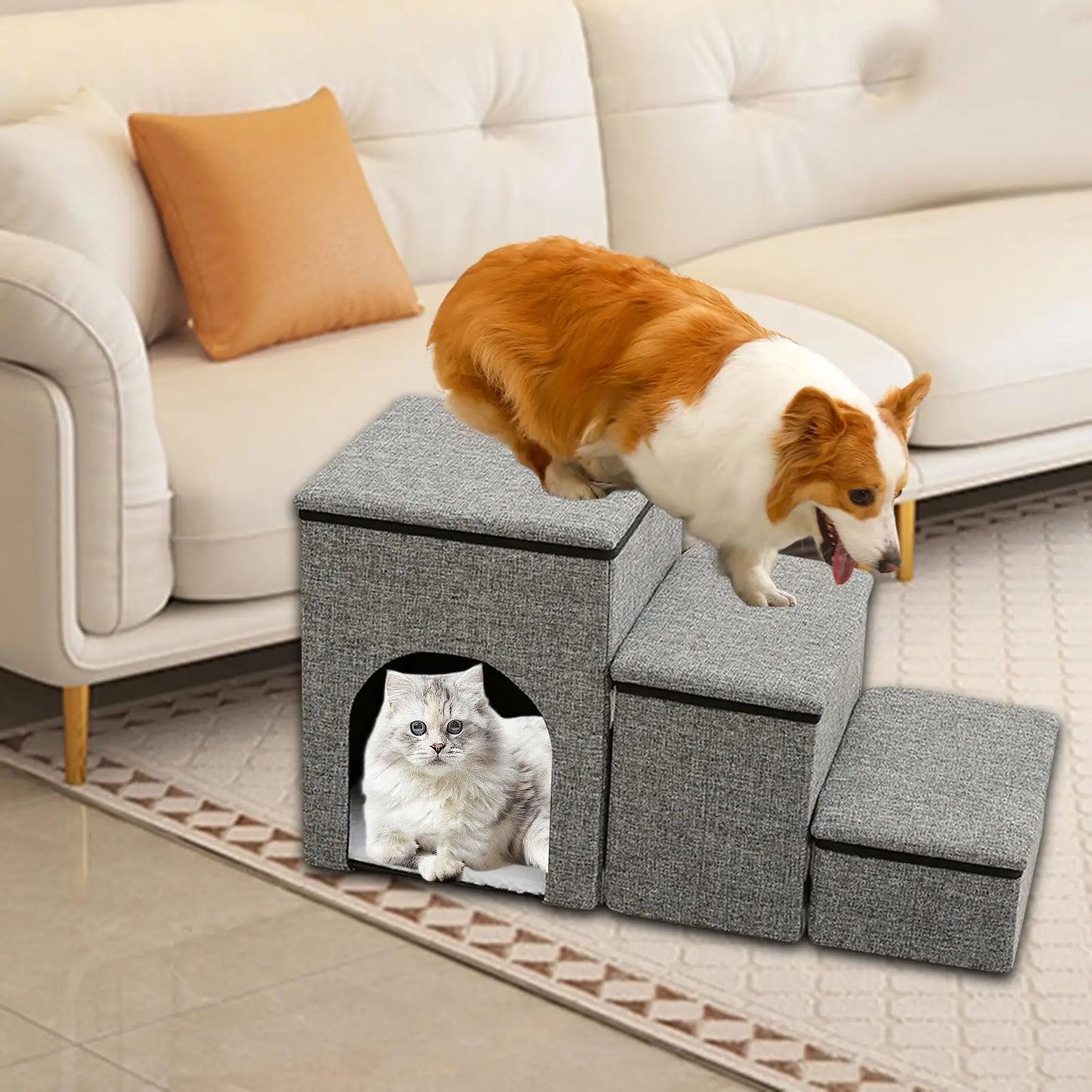 Haustiertreppe für Hunde und Katzen